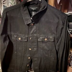 Forever 21 Men's Black Denim Jacket